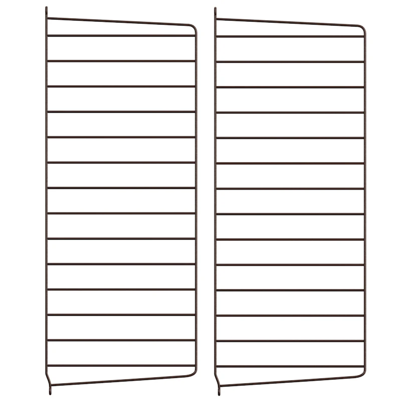 String Panels 30x75 cm 2-pack, Dark Brown