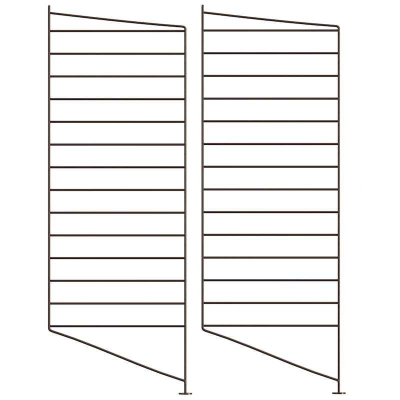 String Panels Floor 30x85 cm 2-pack, Dark Brown