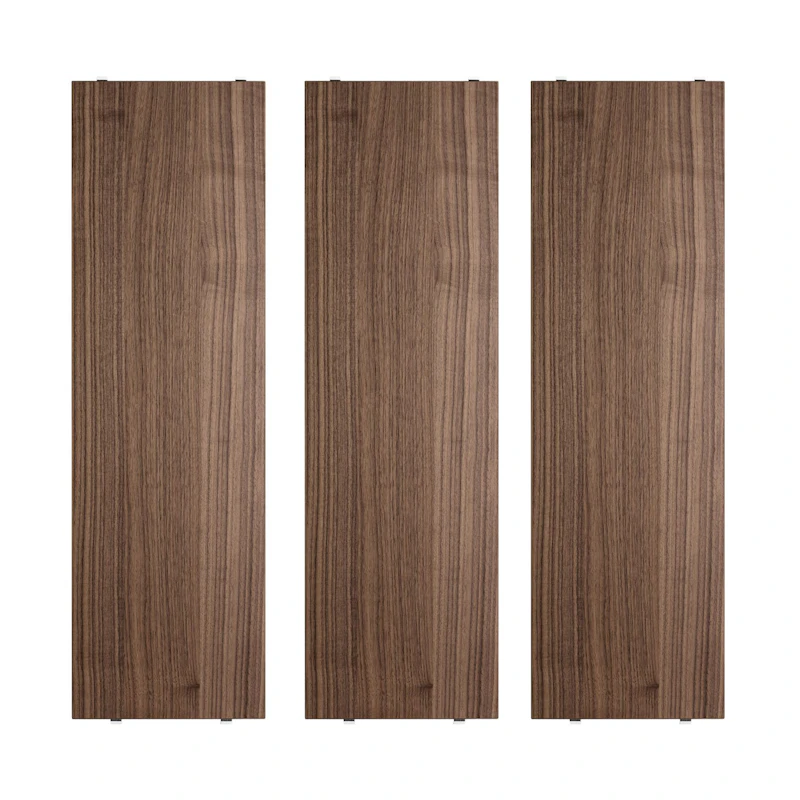 String Shelves 3-pack 58x20 cm, Walnut