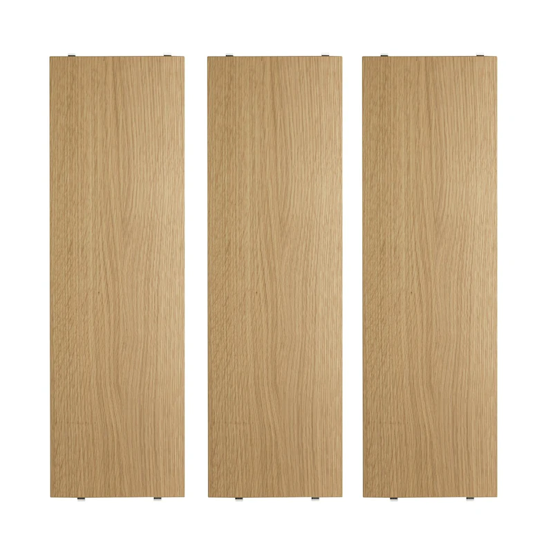 String Shelves 3-pack 58x20 cm, Oak