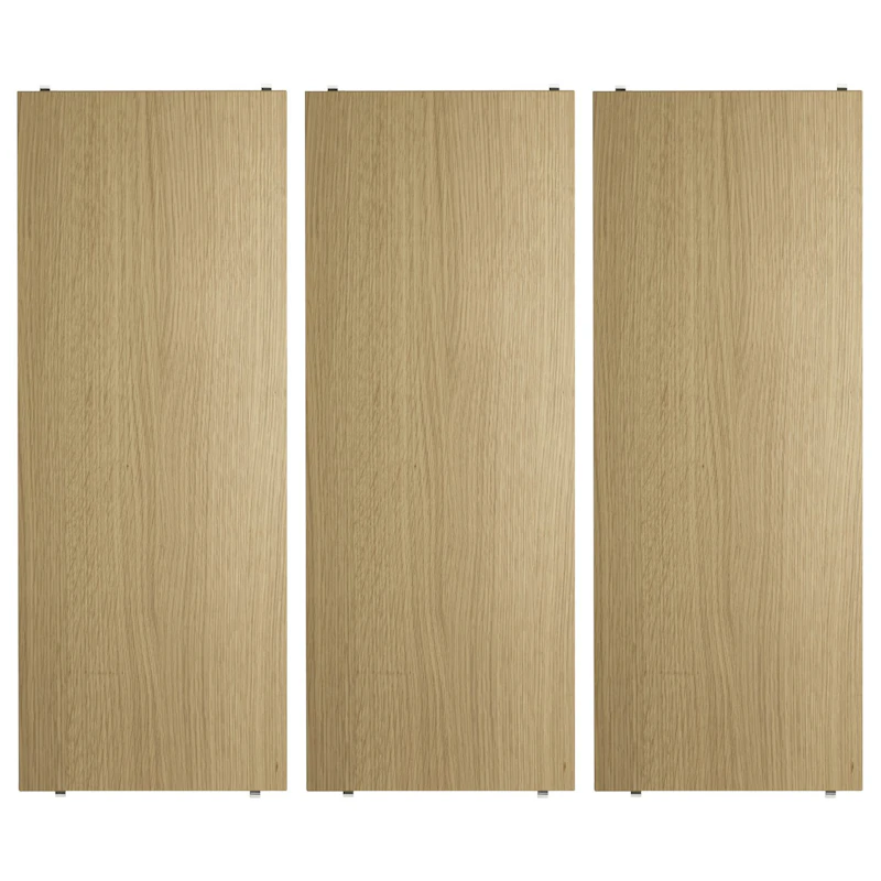 String Shelves 3-pack 58x30 cm, Oak