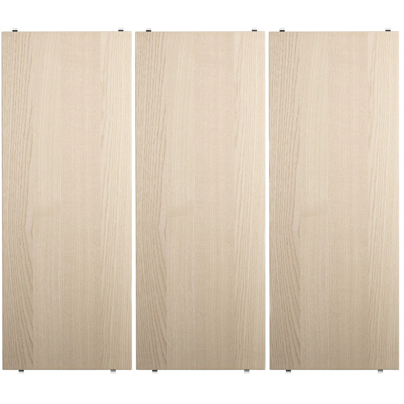 String Shelves 3-pack 58x20 cm, Ash
