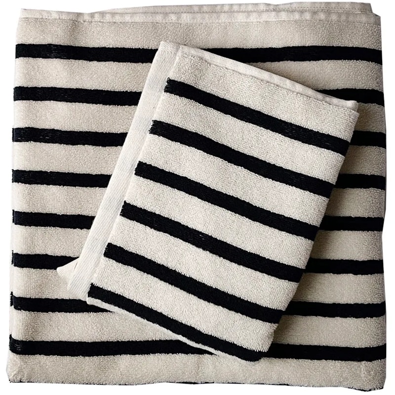 Bonnie Hand Towel 50X70 cm, Black