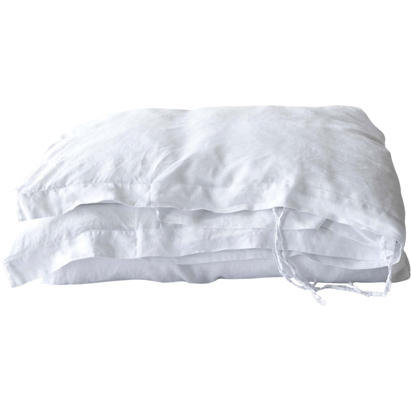 Bettbezug 240x220 cm Leinen, Bleached White