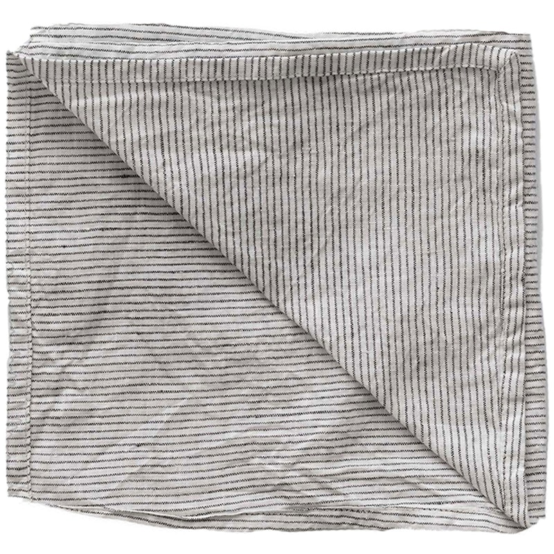 Linen Serviette 45x45 cm, Pinstripe