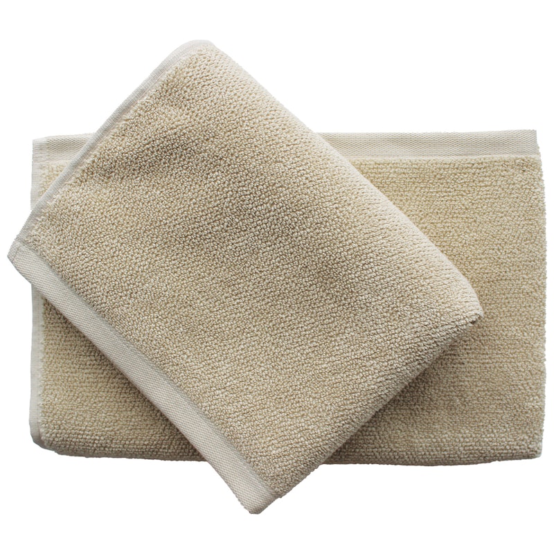 Mild Towel Set 50x80 / 70x140 cm, Pale Honey