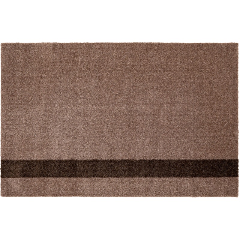 Stripes Teppich Vertikal Sandfarben/Braun, 60x90 cm