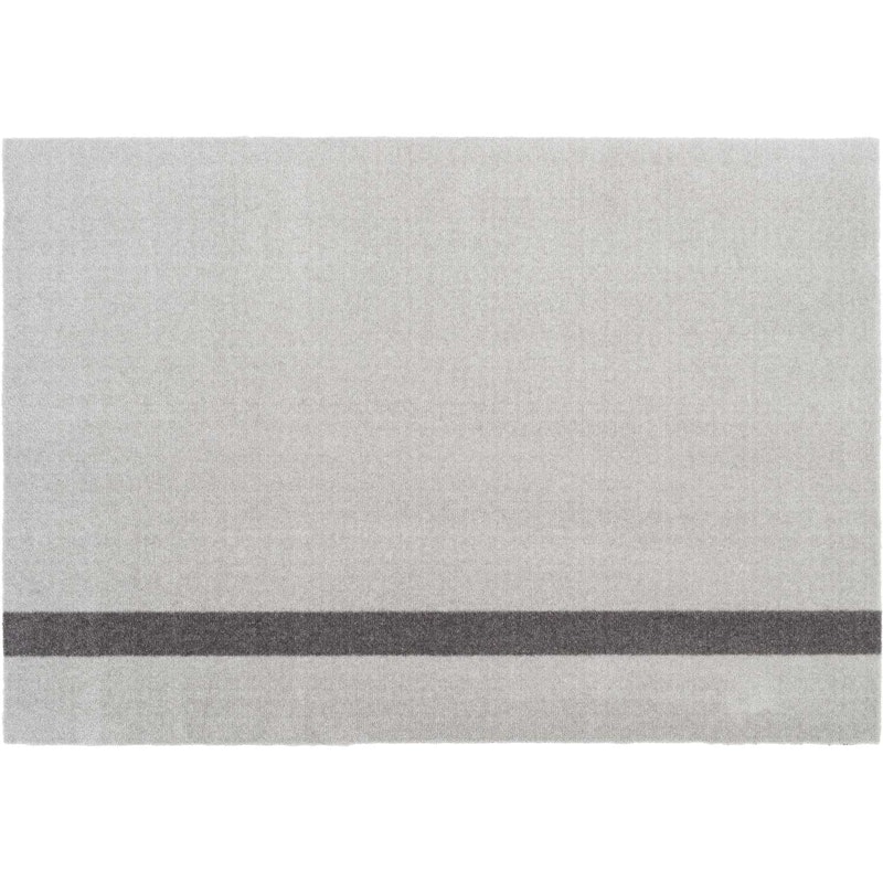 Stripes Vertikal Teppich Hellgrau / Steel Grey, 90x130 cm