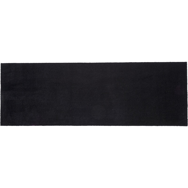 Unicolor Türmatte Schwarz, 200x90 cm