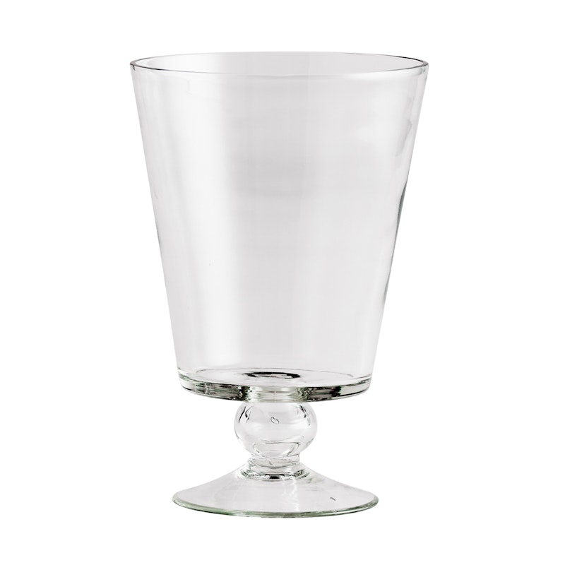 Pokal Vase Klares Glas, 18 cm
