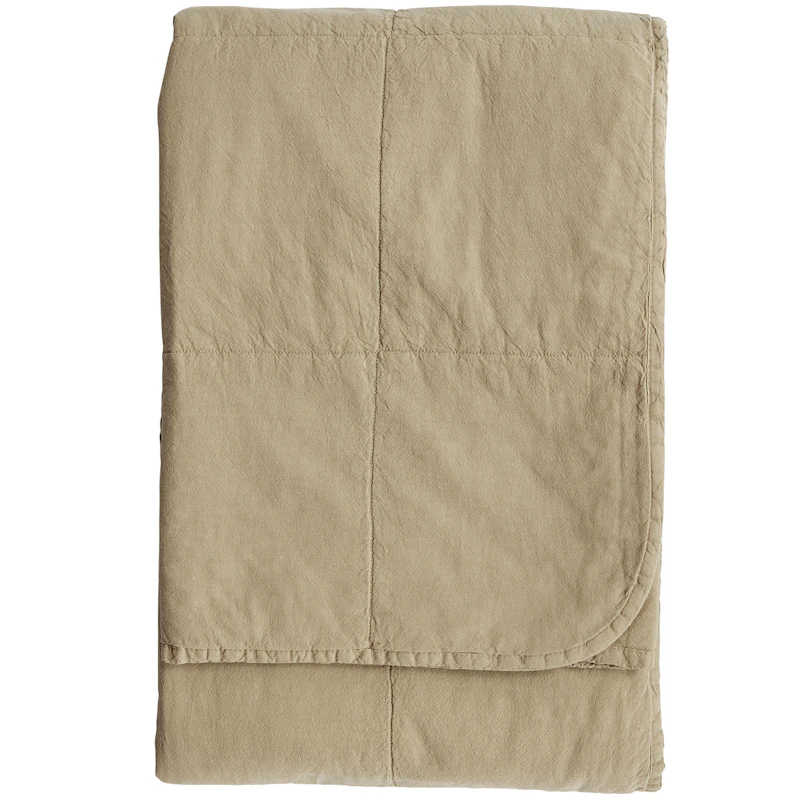 Stay Bedspread 140x220 cm, Khaki