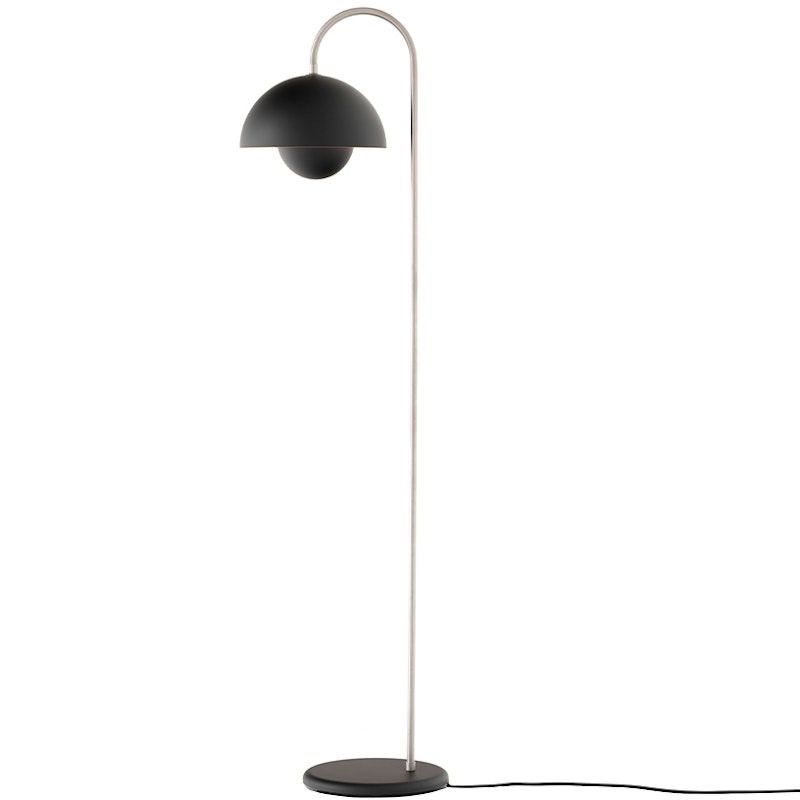 Flowerpot VP12 Floor Lamp, Matt Black