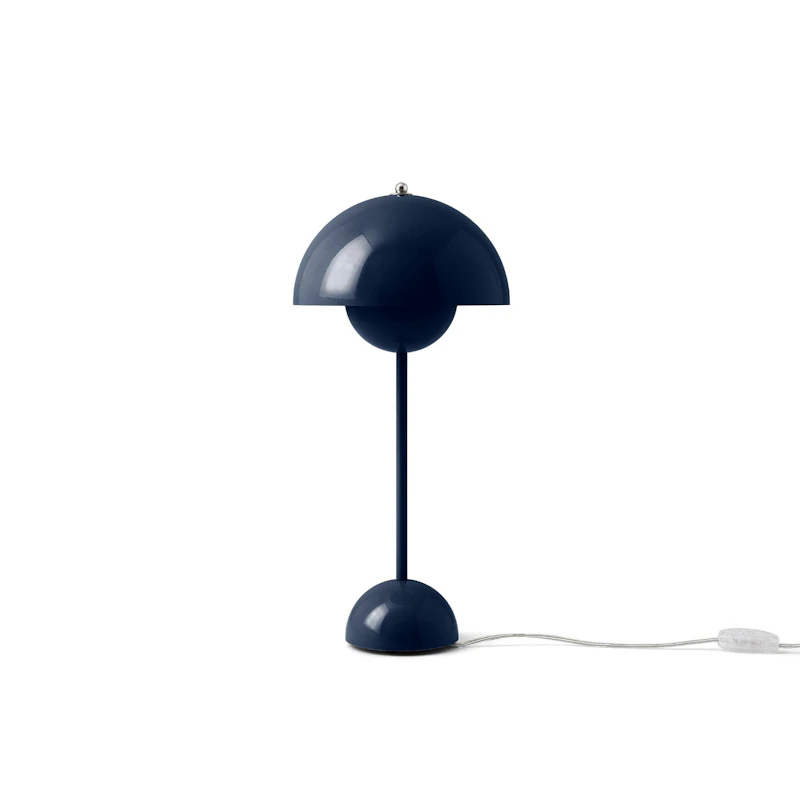 Flowerpot VP3 Table Lamp, Steel Blue