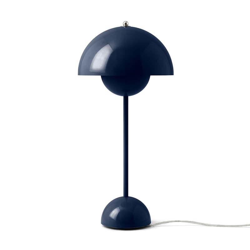 Flowerpot VP3 Table Lamp, Steel Blue