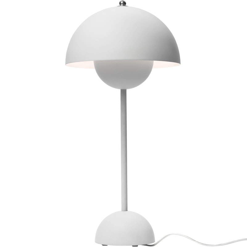 Flowerpot VP3 Table Lamp, Matt Light Grey
