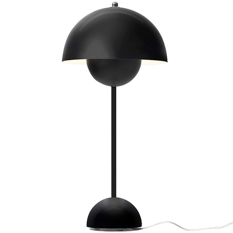 Flowerpot VP3 Tischlampe, Matt Black
