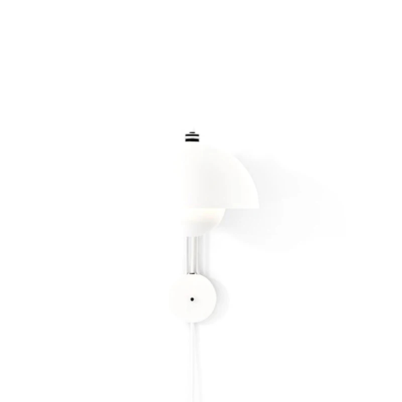 Flowerpot VP8 Wall Lamp, Matt White