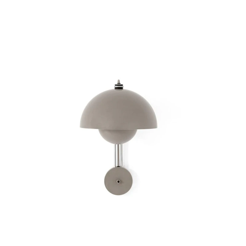 Flowerpot VP8 Wall Lamp, Grey Beige