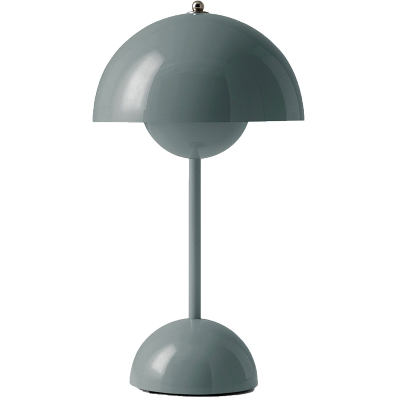 Flowerpot VP9 Tischlampe Tragbar, Stone Blue