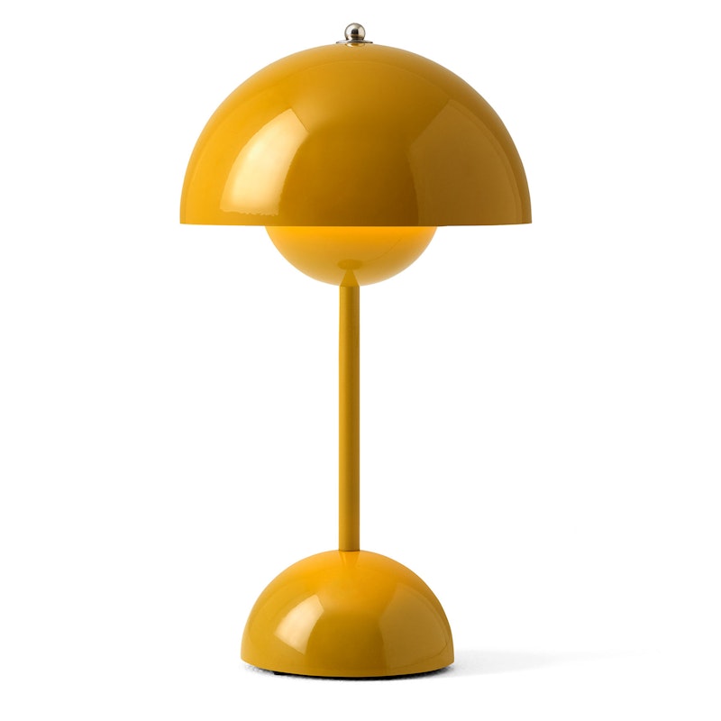 Flowerpot VP9 Tischlampe Tragbar, Mustard