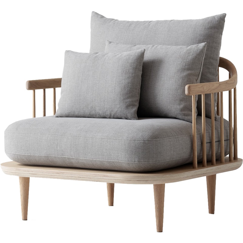 Fly Sc1 Armchair, Oiled Oak / Hot Madison 094 Nature