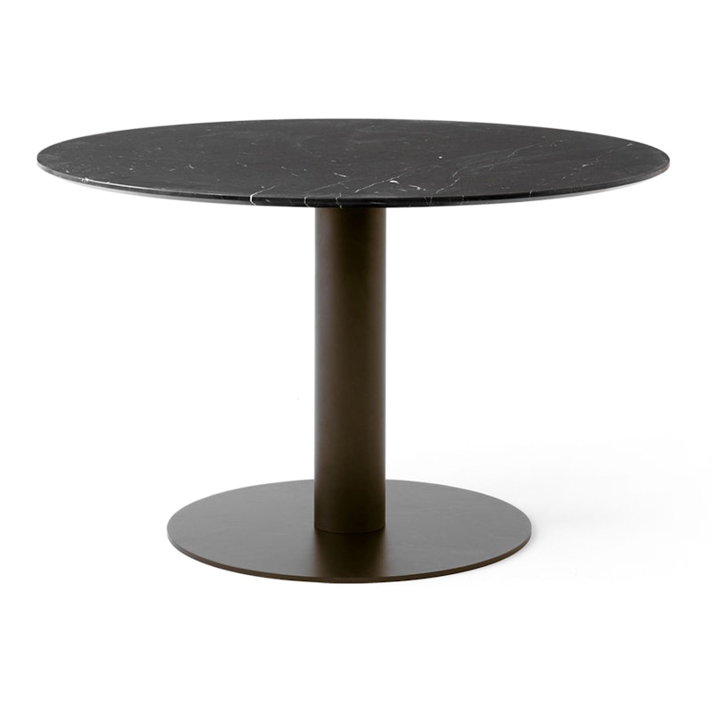 In Between SK12 Table 120cm, Black Marble / Bronzed