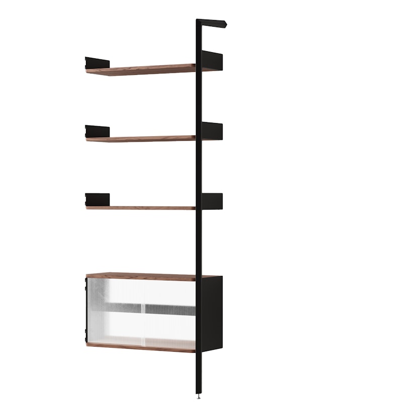 Rombe IF6 Shelving System, Walnut