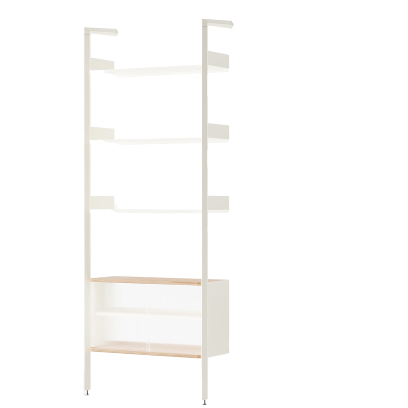 Rombe IF3 Shelving System, Alabaster