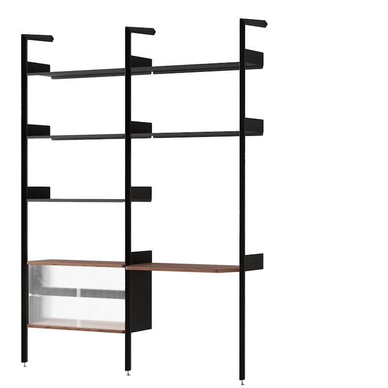 Rombe IF2/IF6 Shelving System Config D, Anthracite