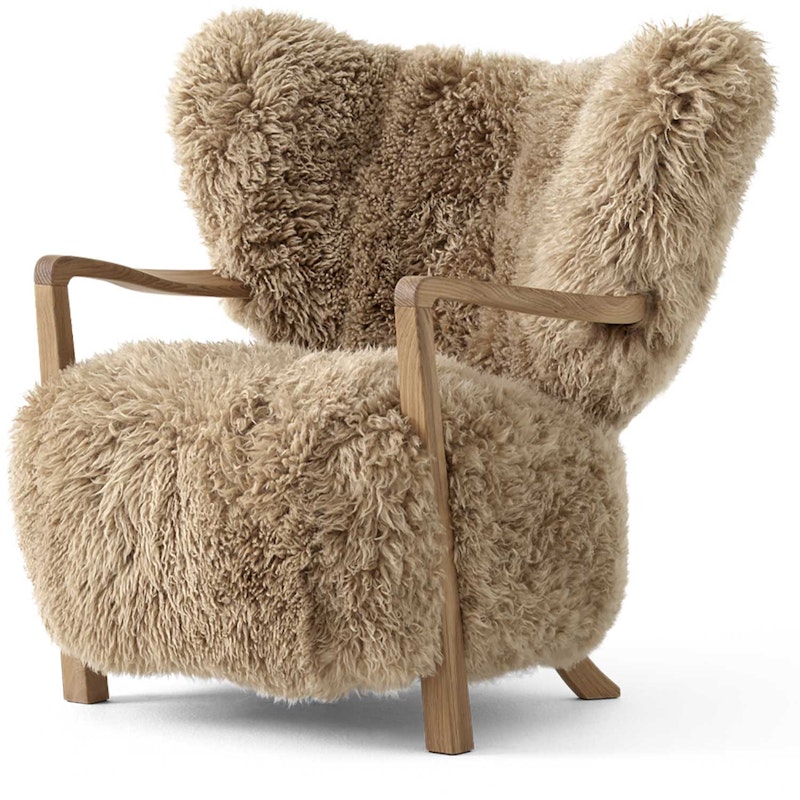 Wulff ATD2 Loungesessel, Eiche / Sheepskin Honey