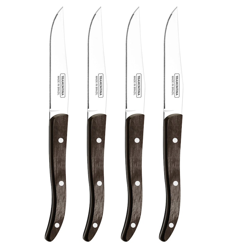 Churrasco Messerset 4-er Set Braun