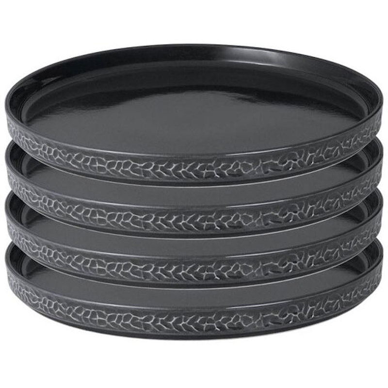 Servisen C Plate 25 cm 4-pack, Anthracite