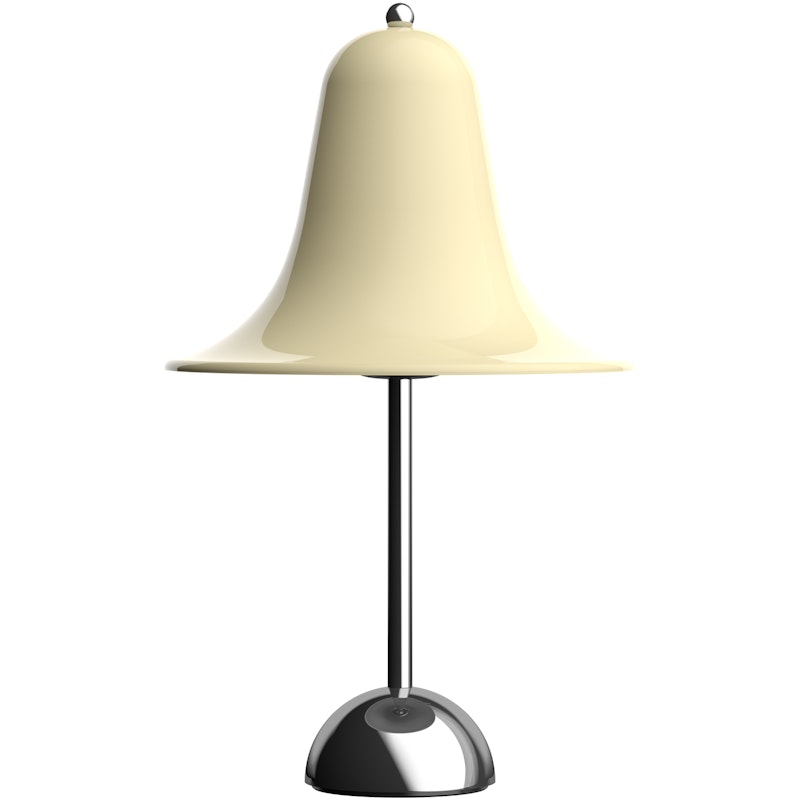Pantop Table Lamp Ø23, Chrome / Cream White