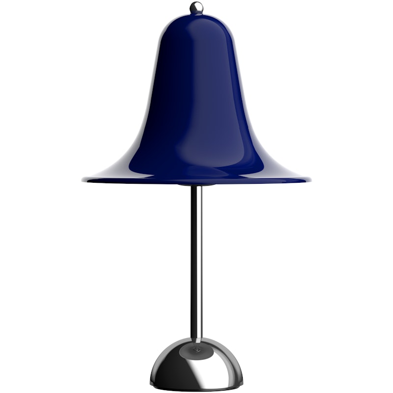 Pantop Table Lamp Ø23, Chrome / Night Blue