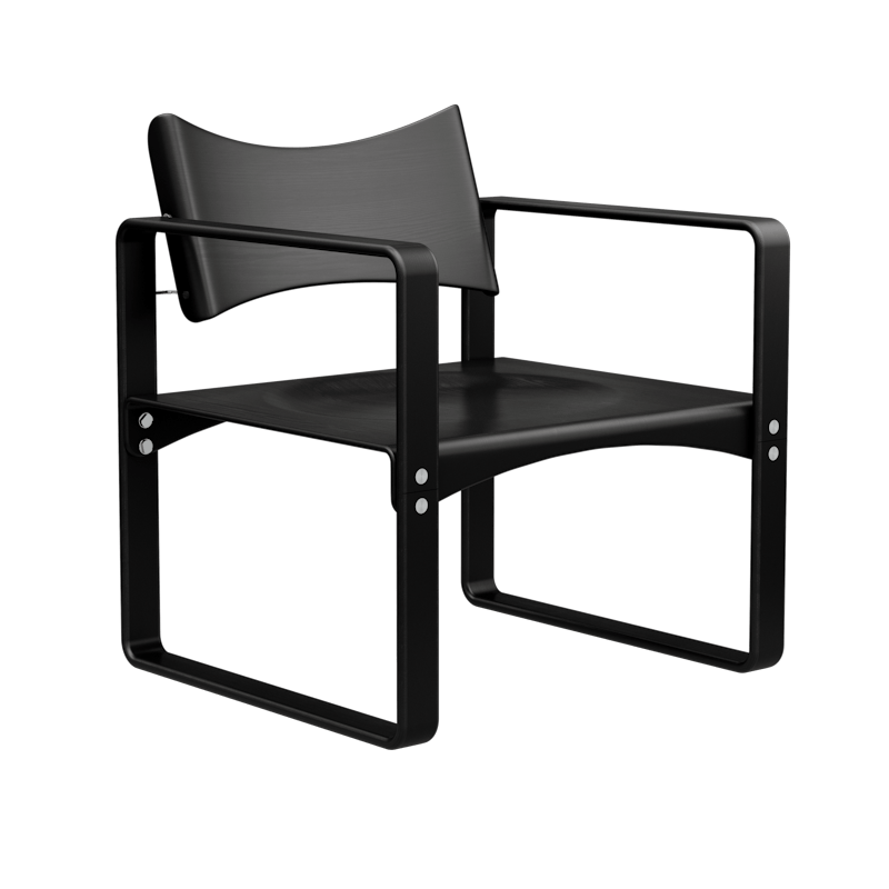 Series 270 F Armchair, Black
