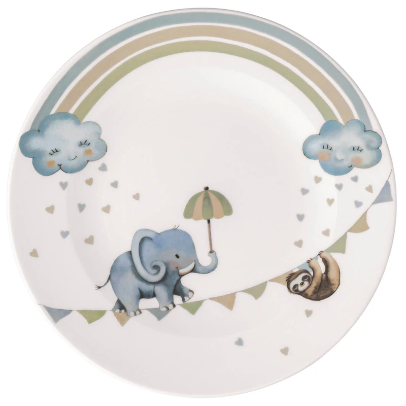 Boho Kids Children’s plate 21 cm, Blue