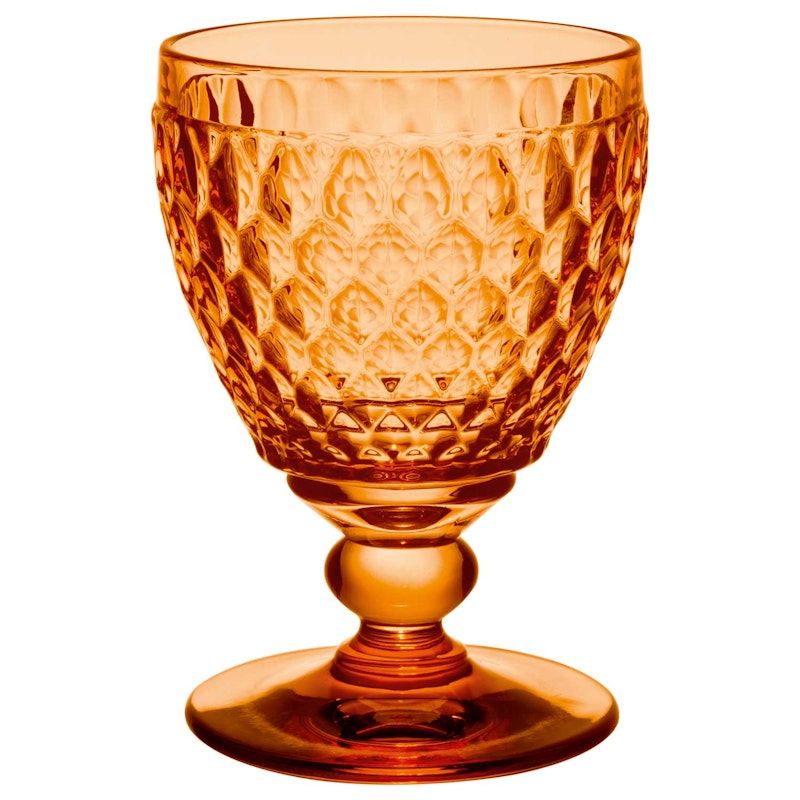 Boston Coloured White Wine Glass 12 cl, Apricot