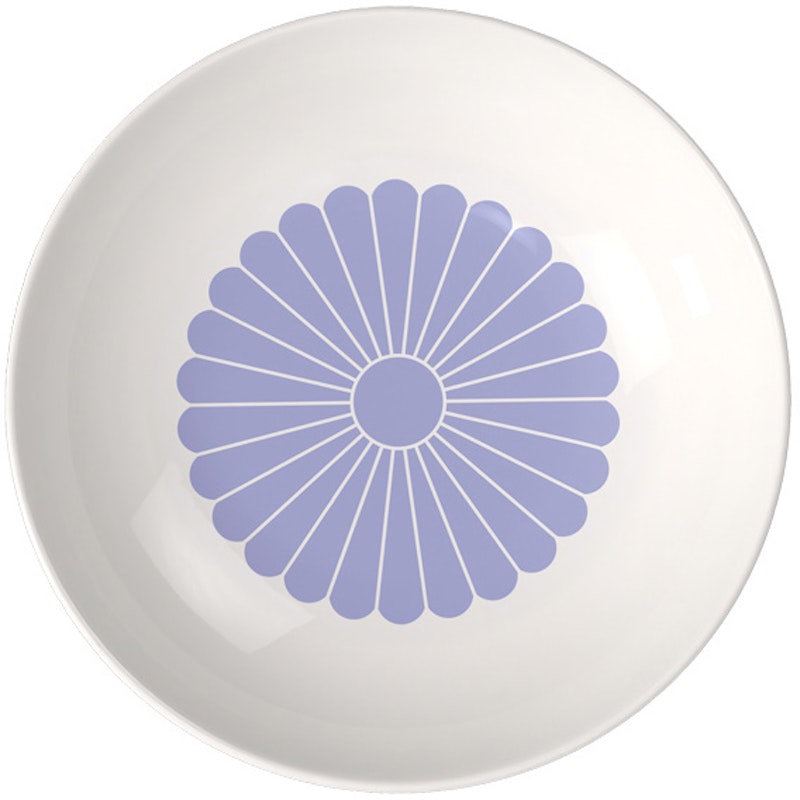 Fleur Pasta Bowl 24 cm, Bleu