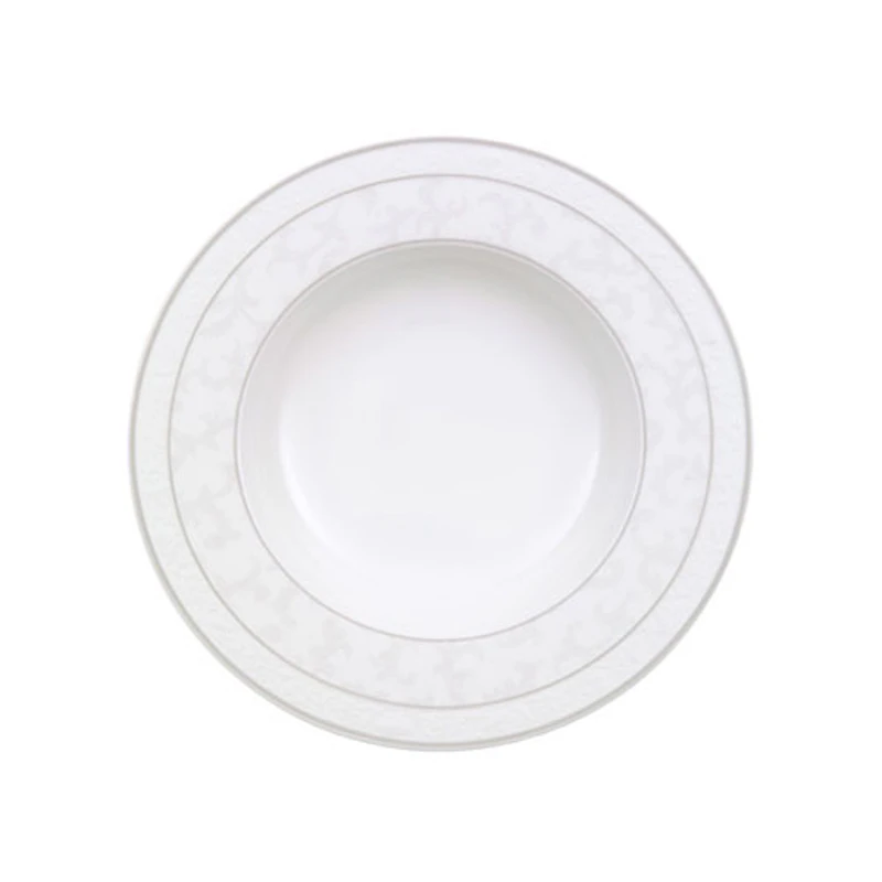 Gray Pearl Deep Plate, 24 cm