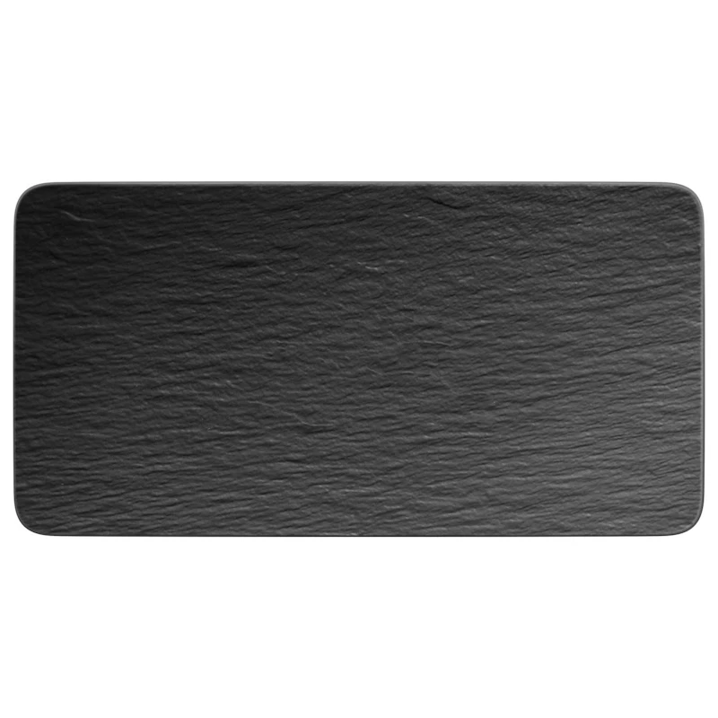 Manufacture Rock Serving Plate, Black 35 cm