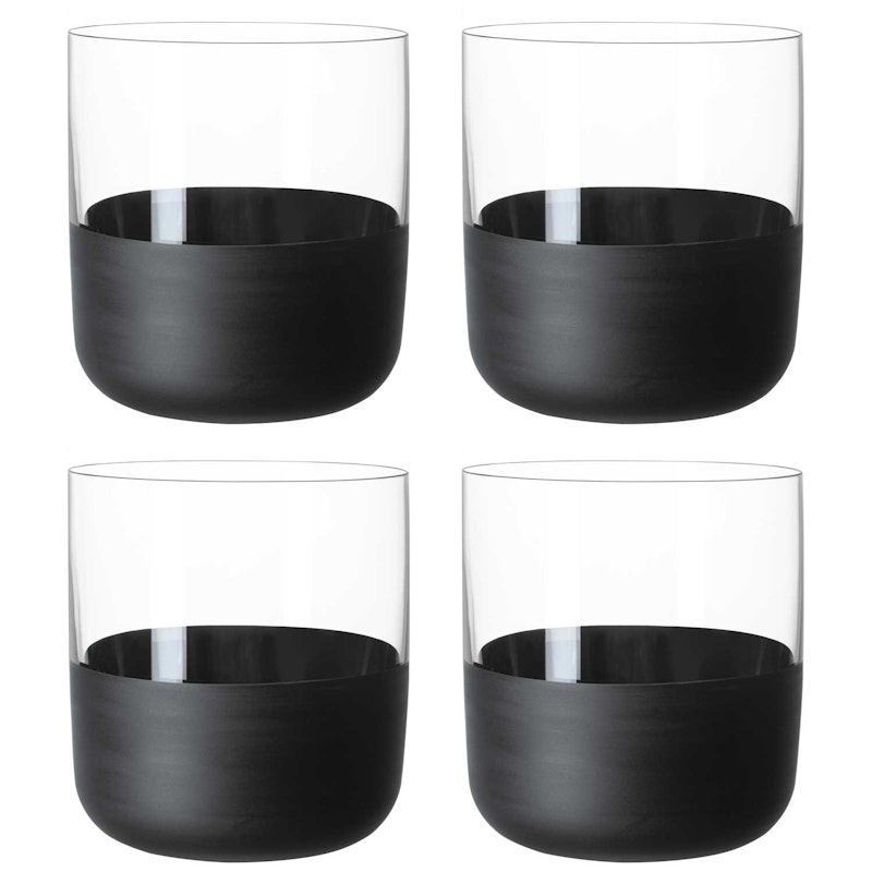Manufacture Rock Shot Glasses 4 cl 4-pack, Black