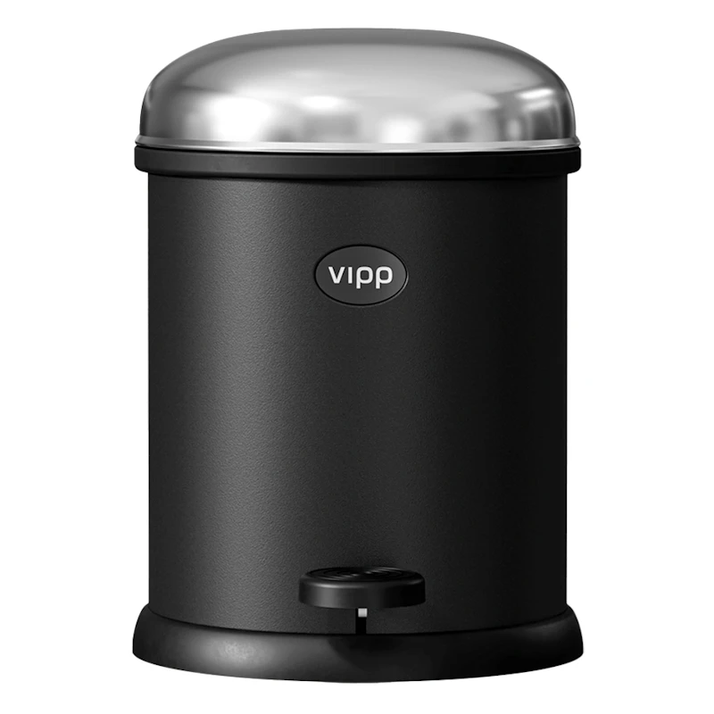 12 Pedal Bin Black, 3 L