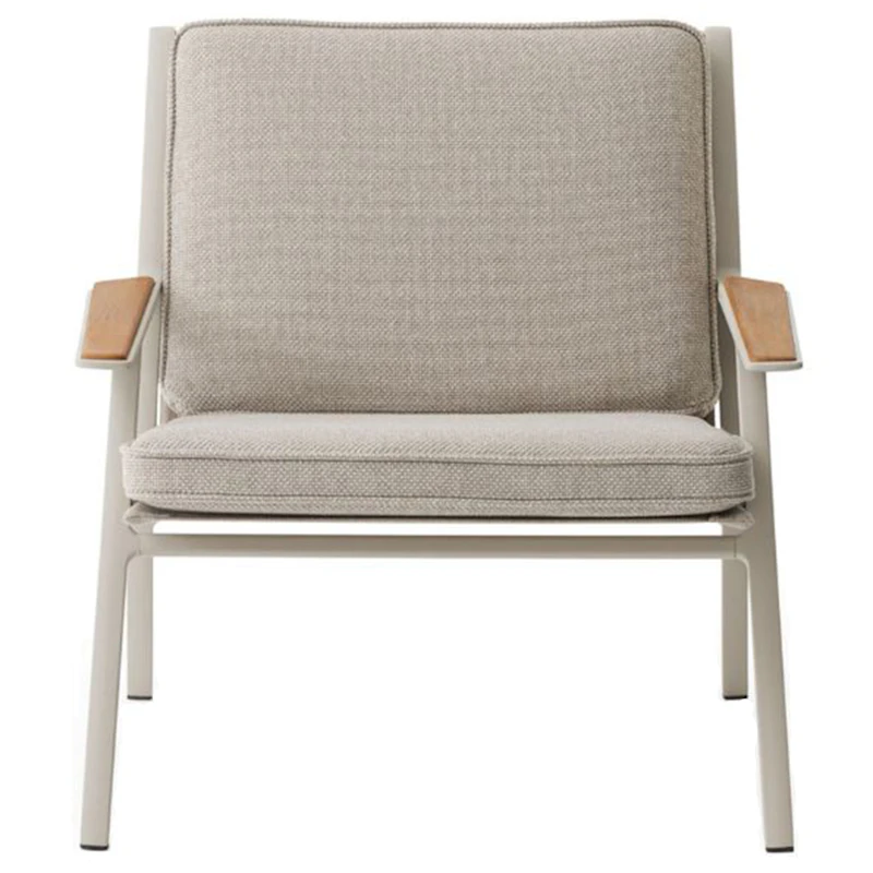 Vipp713 Open-Air Lounge Chair, Light Grey
