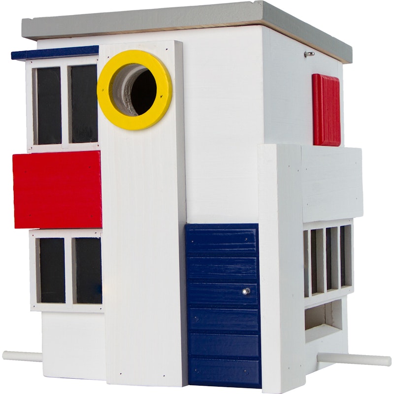 Multiholk Vogelfutterhäuschen / Vogelhaus, De Stijl