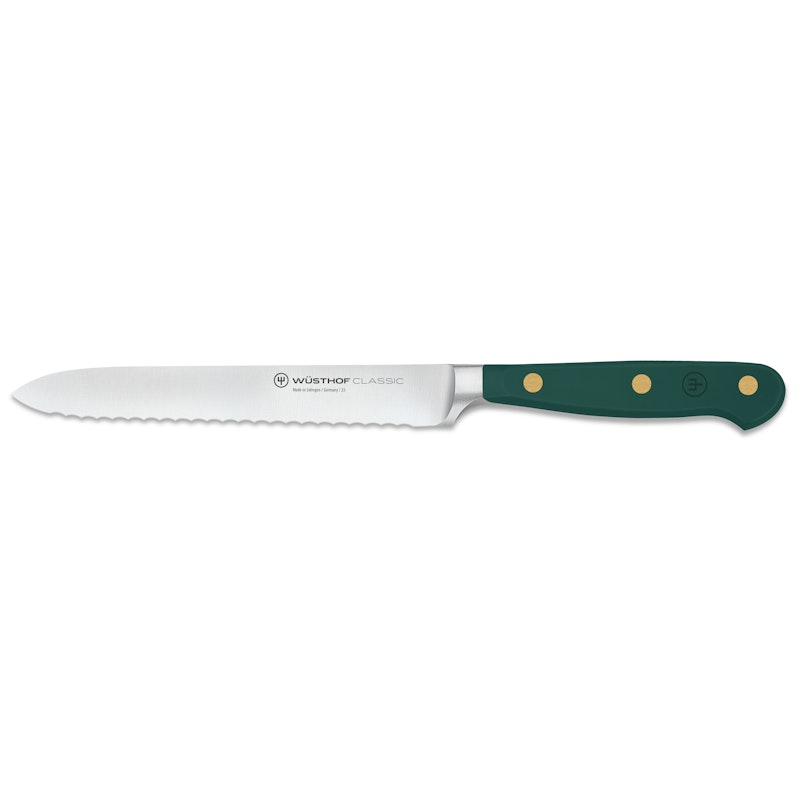 Classic Colour Serrated Utility Knife 14 cm, Fresh Rosmary