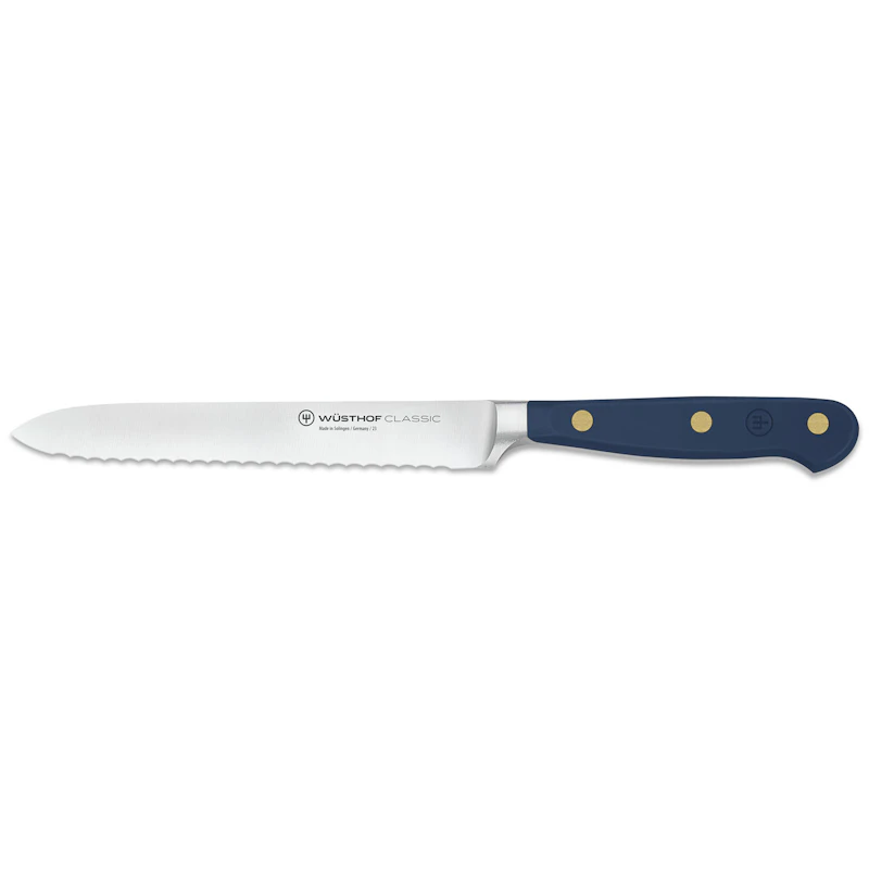 Classic Colour Serrated Utility Knife 14 cm, Wild Blueberry
