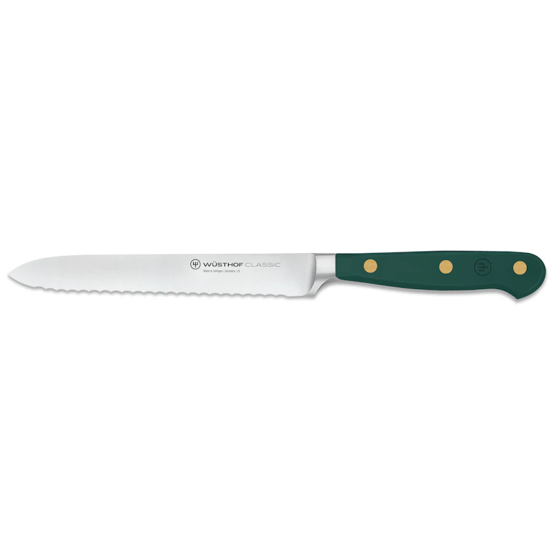 Classic Colour Serrated Utility Knife 14 cm, Fresh Rosmary
