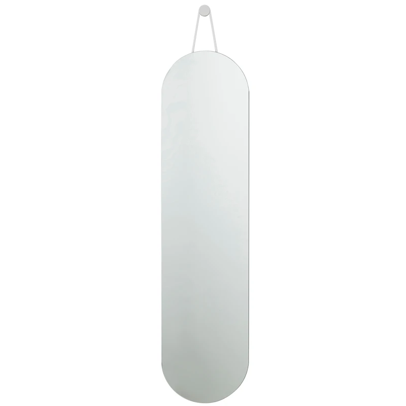 A-Wall Mirror 120x30 cm, Soft Grey