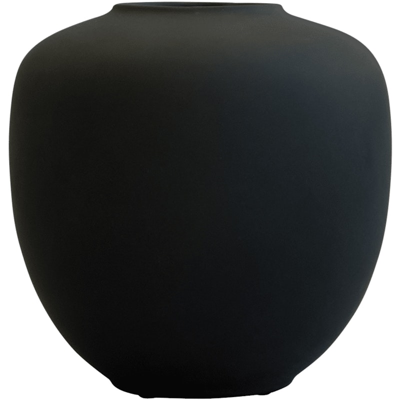 Sunao Vase Ø25 cm, Schwarz