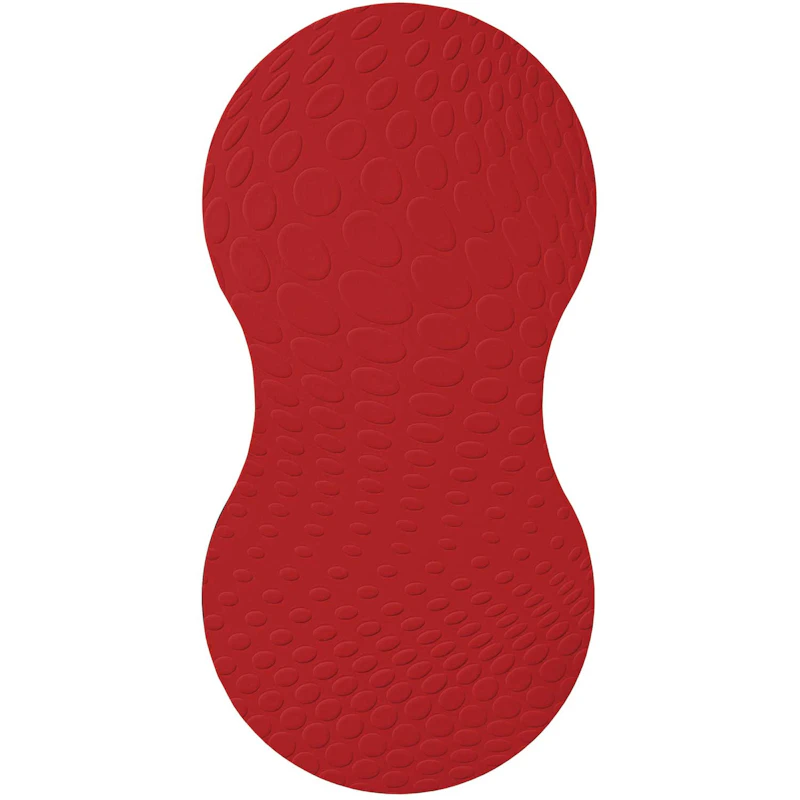 Karim Rashid Doppelter Glasuntersetzer 12x24 cm, Chili